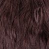Brown Long Hair Goatskin Cushion