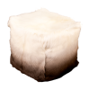GOPOUF-BRN_clipped_rev_1 Ivory/Brown Goatskin Ombre Pouf