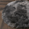 Grey Circle Sheepskin Rug