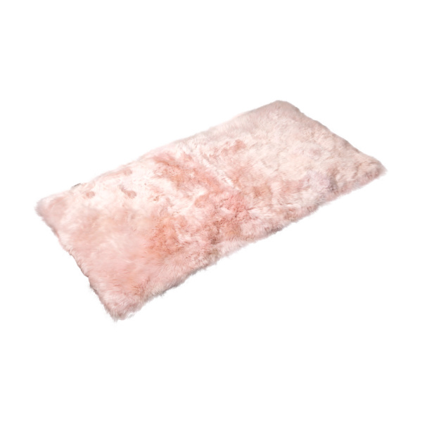 Pink Rectangle Sheepskin 70 x 140cm