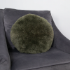 SHORNCUS-GREEN-40_900x Khaki Green Short Pile Sheepskin Cushion Round