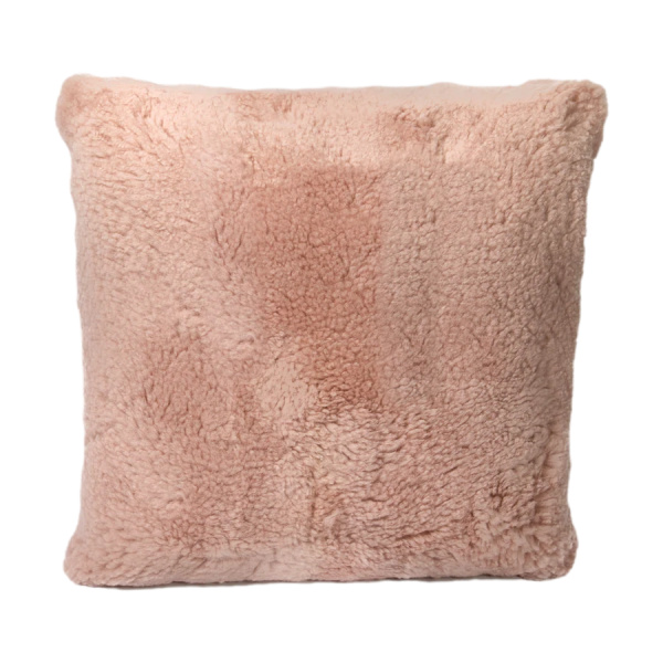 SHORNCUS-PNK-4545-WHITE_900x Pink Short Pile Sheepskin Cushion Square