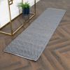Grey Bubble Runner Rug