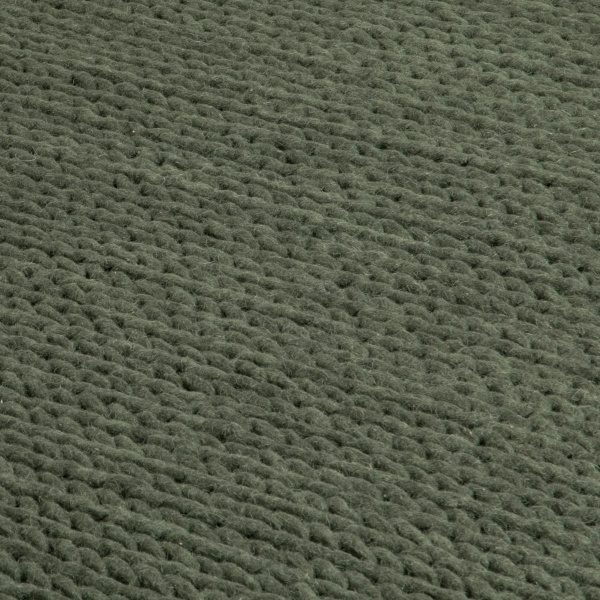 Green Knitted Rug (3 Sizes)