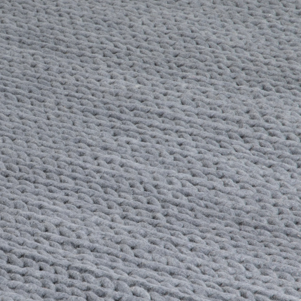 Grey Knitted Rug (3 Sizes)