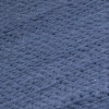 Navy Blue Knitted Runner Rug