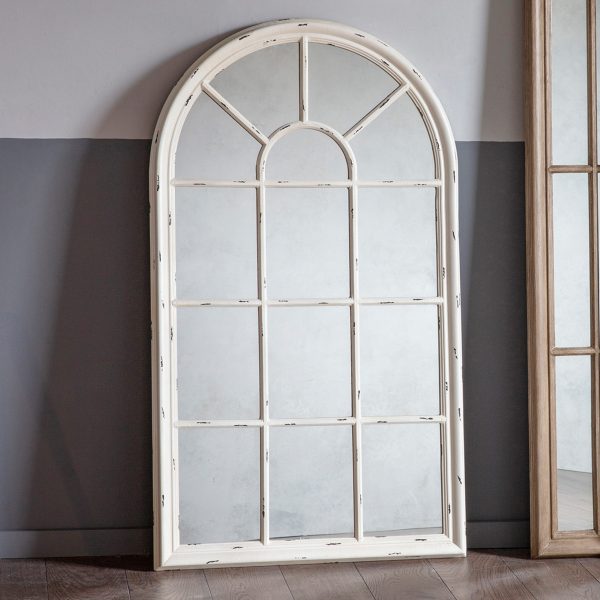 Freya Mirror White