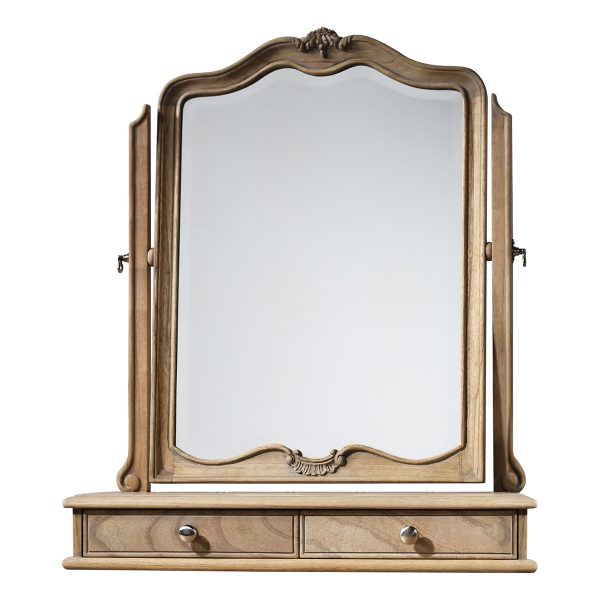 Ash Dressing Table Mirror Weathered