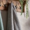Herringbone Wool Throw Grey