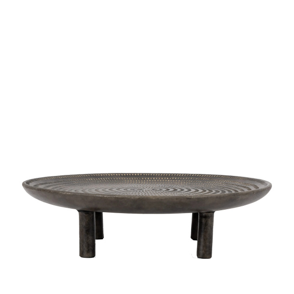 Sgraffito Footed Tray Large