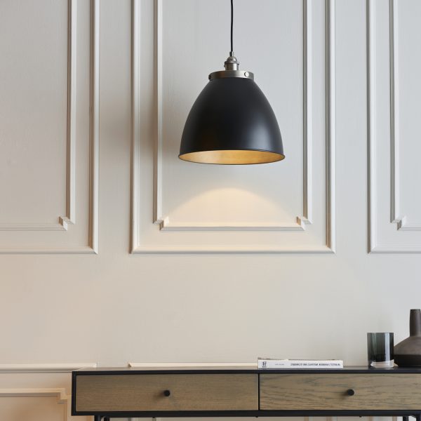 Francesca Pendant Light Matt Black Large