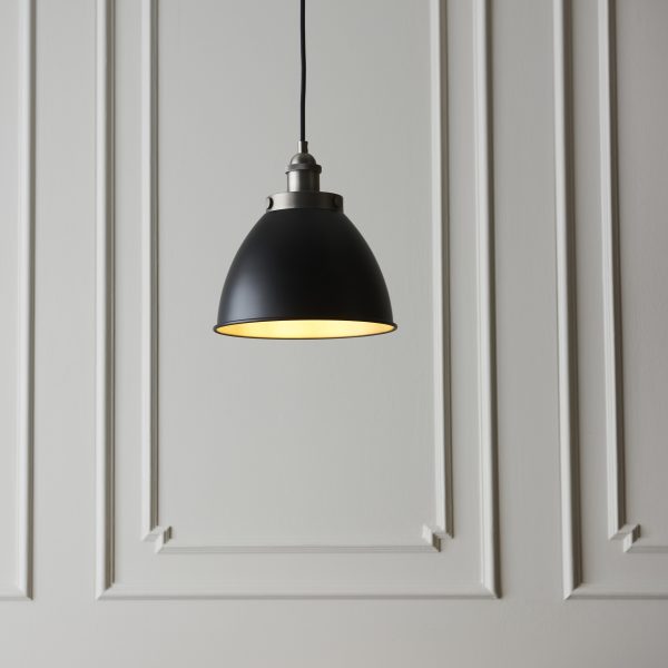 Francesca Pendant Light Matt Black Small