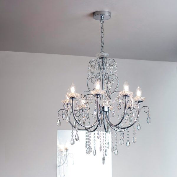 Talia Eight Lamp Chandelier