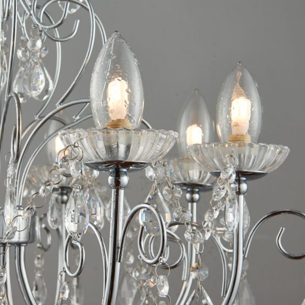 Talia Eight Lamp Chandelier