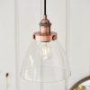 Harper Aged Copper and Glass Pendant Light