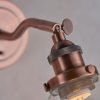 Harper Aged Copper and Glass Wall Light