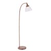 Harper Aged Copper and Glass Floor Lamp