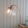 Harper Aged Copper and Glass Floor Lamp