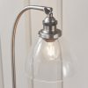 Harper Brushed Silver and Glass Table Lamp