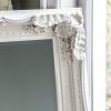 Carved Louisa Leaner Mirror Cream