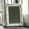 Carved Louisa Wall Mirror Cream