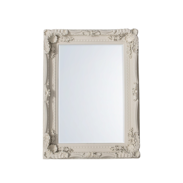 Carved Louisa Wall Mirror Cream