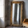 Carved Louisa Leaner Mirror Gold