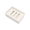 Double Layer Ceramic Soap Dish Off-White
