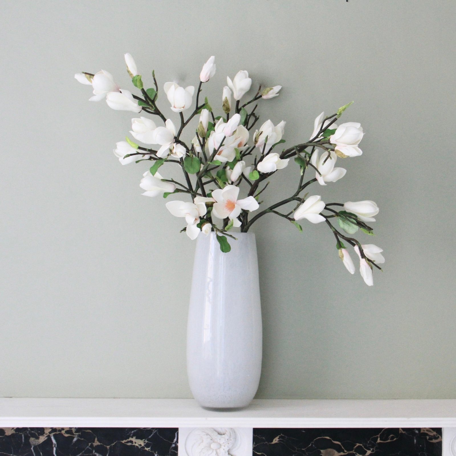 Tall White Magnolia Branch