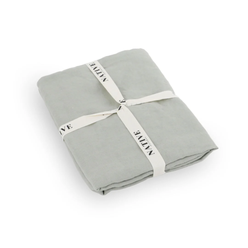 Stone Pair Of 100% Linen Pillowcases