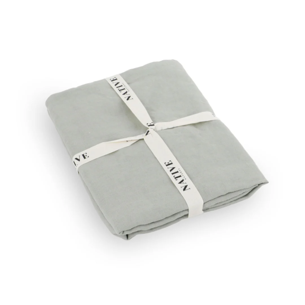 Stone Pair Of 100% Linen Pillowcases